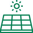 Icona pannello fotovoltaico